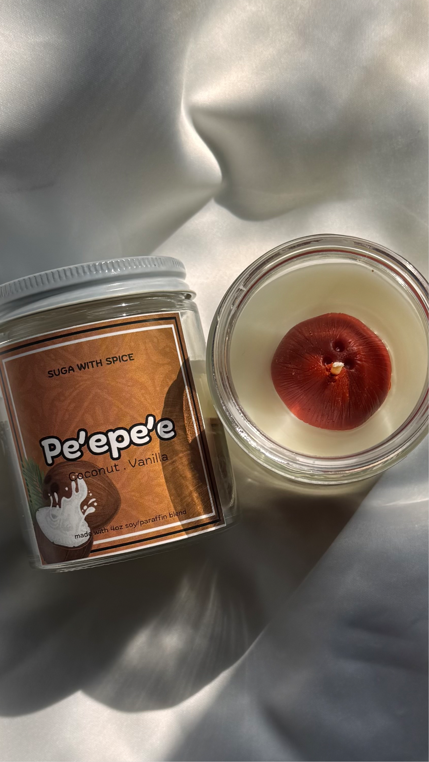 Mini Pe'epe'e Candle
