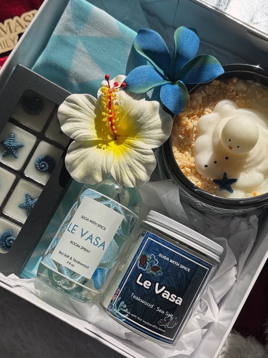 Blue Christmas Gift Set