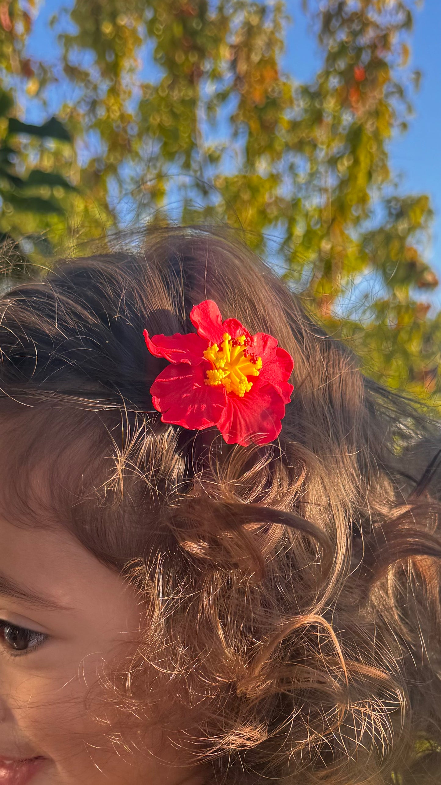 Mini Hibiscus Barrette