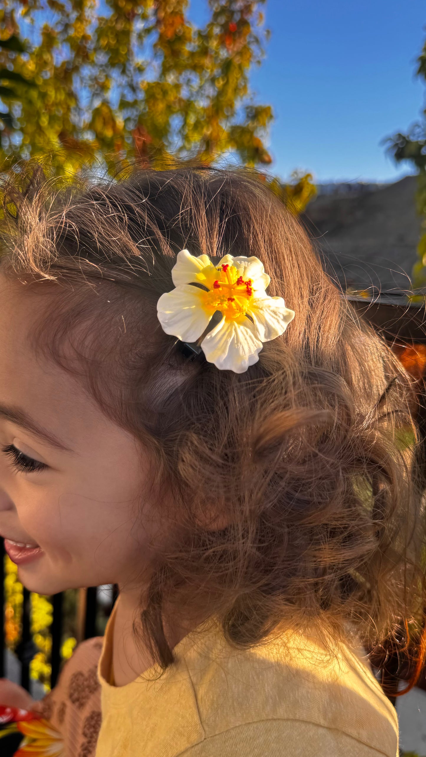 Mini Hibiscus Barrette